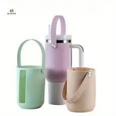 Capa De Suporte Para Garrafa De Água De 40 Onças Alça De Copo Protetora De Silicone Copos Anti-Escaldantes SUGAW