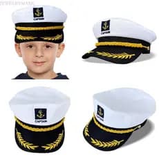 Chapéus Capitão Judeu Ajustáveis Marinheiros Marinhos Almirantes Bonés Beisebol