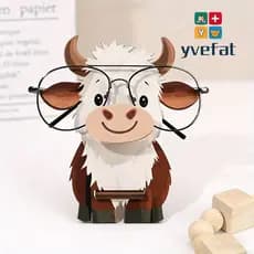 Suporte De Óculos YVEFAT , Armação De Animais Esculpida À Mão , Presentes Decorativos Para Expositor