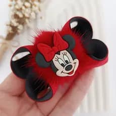Laço Minnie infantil, par de laço Minnie rosa e vermelho, faixinha de bebe Minnie, kit laços Minnie.