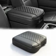 Capa para apoio de braço do console central com 1,2 polegadas de espessura, compatível com Chevy Silverado e GMC Sierra