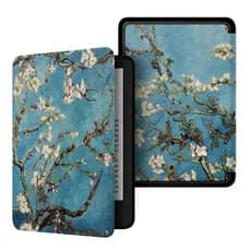 Capa De Couro Magnética Com Auto Sleep/wake up Para Kindle 10th J9G29R 2019 - em diversas estampas