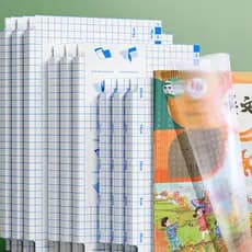 10 Folhas S/m/l Capa De Livro Autoadesiva , Envoltório À Prova D'água , Transparente , Protetora Para , Escola , Estudan