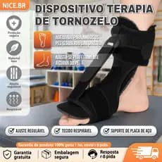 Órtese Pé Caído e Tornozelo | Tala para Fascite Plantar, Esporão de Calcanhar e Pós Cirurgia