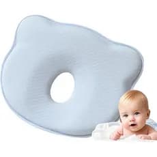 Conjunto de Almofada e Fronha de Espuma de Memória SMKHA, Almofada para Prevenir a Cabeça Plana, Super Macia para a Cabe