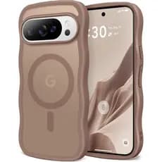 CAPRARO Cute para Capa Pixel 10 e Capa Pixel 10 Pro, Compatível com MagSafe, [Borda Ondulada] [Proteção da Câmera] [Prot