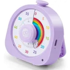 Temporizador Visual – Temporizador Magnético Arco-Íris para Sala de Aula, Temporizadores de Contagem Regressiva Recarreg