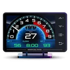 Medidor MH Obd2 com Display Head-Up, Tela LCD TFT de 4,3 polegadas, Medidor Digital Multifuncional com Indicador de Velo