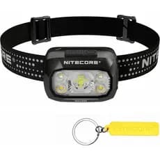 Nitecore NU30 Lanterna de Cabeça Leve para Atividades ao Ar Livre com Saída Tripla de 500 Lúmens, Recarregável via USB-C