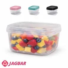 Kit Pote Marmita Fitness 750ML para Microondas Geladeira Transparente Preta Rosa Verde Dieta Almoço