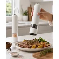 Moedor de Temperos Automático - Sal e Pimenta