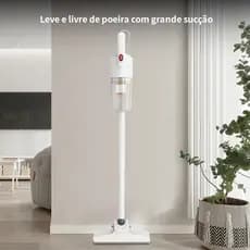 Aspirador de Pó Vertical Com Fio,Sucção Potente,Limpeza Profunda,Filtro HEPA Lavável,Ideal para Casas e Apartamentos