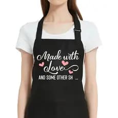 Presentes de Culinária para Mulheres, Aventais Engraçados para Mulheres com Bolsos, Presentes de Avental de Cozinha para