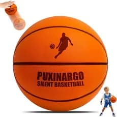 Bola de Basquete Silenciosa Tamanho 7 (29,5") Upgrade Dribble Dream Si-Lent, Bola de Basquete de Espuma Sem Ruído, Bola