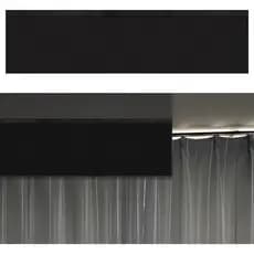 Bloqueador de Luz para Cortinas Blackout de 48 x 16,5 Polegadas, Ideal para Quarto e Banheiro, Fácil Instalação com Fita