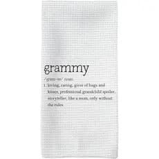 Grammy Gift Kitchen Towels, Grammy Grandma Gifts for Mother’s Day Hand Towels, Grammy Definition Dish Towels Dishcloths