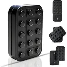 Alloy Black Fidget Slider-Block Style,Unrestricted Sliding,Enhanced Focus,Anxiety Relief,Compact Fidget Toy for Adult