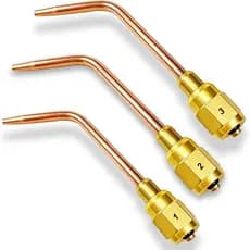 Ponta de Soldagem Oxy Acetylene Série W-J para Tochas Leves da Série Victor "J", Tamanhos 1, 2 e 3, Pontas de Tocha para