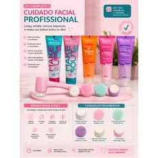 Sabonete Facial Pré e Pós Make c/ Ácido Hialurônico E sabonetes Esfoliantes