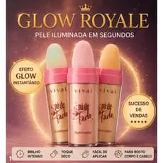 Iluminador Pó de Fada 3 em 1 Rosto, Corpo e Cabelo - Vivai
