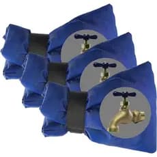 Capa para Torneira Externa para o Inverno, 3 Pacotes de Protetores de Torneira Isolantes para Exterior, Capa Impermeável