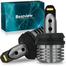 Lâmpada LED Bestview 3156 3157 para Luz de Ré, Lâmpadas LED 3056 3057 3457 4157 4114 4057, 6000 Lúmens 20W com Chips CSP