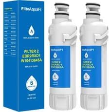 Filtro EDR2RXD1 W104136-45A 2 Compatível com W10413645A P9WB2L P9RFWB2L (Pacote com 2)