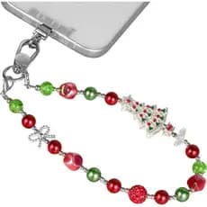 memumi Alça de Telefone de Cristal de Natal, Cordão de Pulso Antifurto e Antiqueda, Compatível com iPhone 17 Pro Max e T