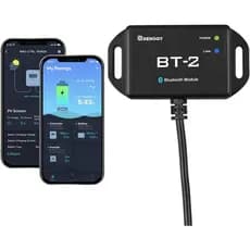 Módulo Bluetooth Renogy BT-2 para Sistemas Solares - Monitoramento e Controle Sem Fio via Aplicativo DC Home, Porta RS48