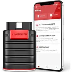 KINGBOLEN Ediag Scanner OBD2 Bluetooth, Scanner Bidirecional, Ferramenta de Diagnóstico de Todos os Sistemas para iOS e