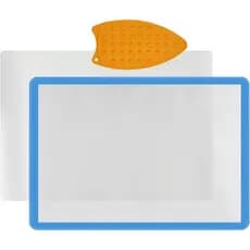 Tapete de Fusão para Apliques (17" x 24"), Tapete de Silicone para Criação de Apliques e Artesanato, Tapete de Silicone