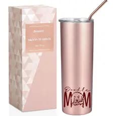 Onebttl Insulated Tumbler, 20oz, Stainless Steel, Goldendoodle Gifts for Women & Girl - Doodle Mom