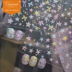[Meow.Sensei] Adesivos de unhas em relevo tomoni, adesivos de unhas populares que estimulam a dopamina, acessórios de un