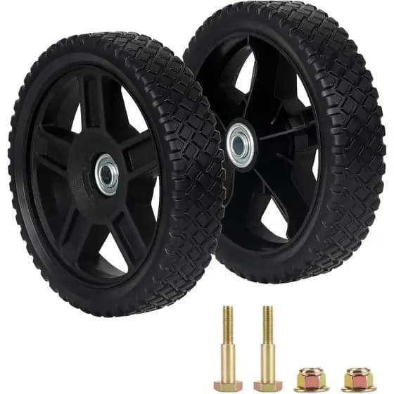 Rodas de Reposição para Cortadores de Grama de 12 Polegadas - Rodas Universais de 12 Polegadas para Cortadores de Grama