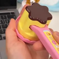 Brinquedos de descompressão brinquedos pudim geléia morango pudim comida alimentação crianças jogar casa brinquedos