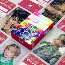 BTS BLACKPINK KATSEYE Laser Lomo Cartão Postal 60 Unidades/Caixa