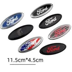 1 ABS 11.5 Cm * 4.5 Ford Logo Car Substituição Emblema Grade Traseira Dianteira Para