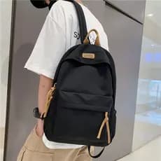Mochila escolar masculina simples feminina estudante universitário estudante do ensino médio júnior estudante do ensino