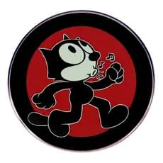 Broche do Gato Felix, Desenho Animado, Pin do Gato Felix, Acessório de Liga Metálica VJPH