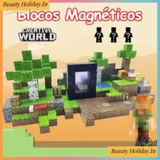 My Pixel Magnetic World Cube Jogo De Benefícios Infantis Mini Blocos De Construção Magnéticos