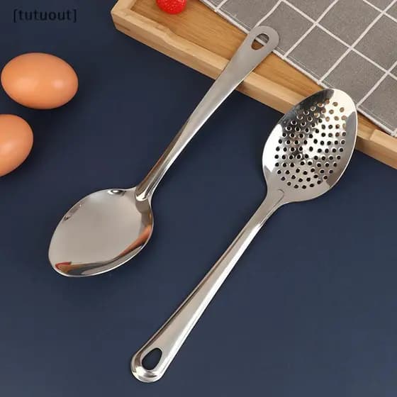 Colher Coadora De Aço Inoxidável , 1 Peça , Coador De Cozinha , Filtro De Alimentos , Escorredor Perfurado VN