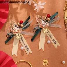MXFASHIONE Broche De Noiva Padrinhos Banquete Elegante Decorativo Tecido De Dama De Honra Corpete De Casamento