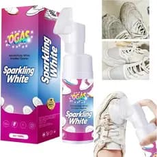 Limpador de Sapatos Brancos, Espuma de Limpeza para Tênis, Removedor de Manchas para Homens, Mulheres, Adultos e Criança