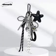 Pingente De Bolsa De Arco Acimarin , Cordão Feito À Mão Com Borla E Coração De Amor , Acessórios Chaveiro