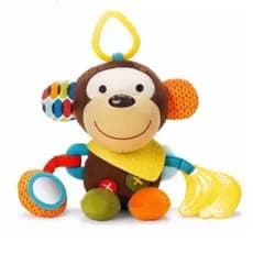 Boneca De Brinquedo Baby Cartoon Rattle Toy , Pendurar Berço , De Pelúcia Macia Para Animais Teether