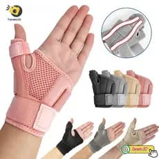 TOPABCC 1 Peça De Proteção De Pulso , Suporte De Polegar Para Mão Direita E Esquerda , Tala Respirável