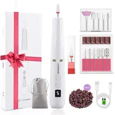Lixadeira Elétrica de Unhas, Kit Profissional de Brocas para Unhas, Kit de Brocas Elétricas para Unhas, Lixa Portátil pa