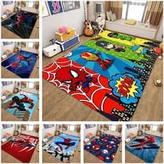 Marvel Homem-Aranha Dos Desenhos Animados Das Crianças Anime Impresso Tapete Sala De Estar Sofá Mesa Chá Decorativo Cabe