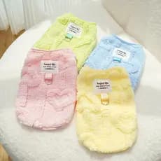 Roupas de Outono e Inverno para Cães, Suéter de Pelúcia Quente para Gatos, Roupa para Cães de Estimação com Cinco