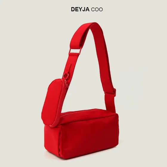 bolsa femenina bolsa transversal feminino bolsa feminina Bolsa esportiva Casual vermelha DEYJA Toast